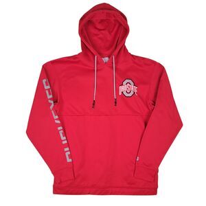 Ohio State Buckeyes Champion Hoodie Men's L Red Athletic Logo NCAA College
